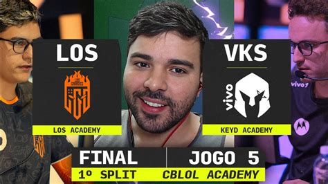 LOS Academy x Vivo Keyd Academy Jogo 5 Final CBLOL Academy 1º