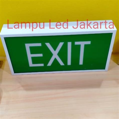 Jual Lampu Emergency Exit Box Vitalite Emergency Exit Box Tempel