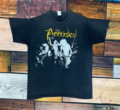 Rare Design The Accused Band Shirt Etsy