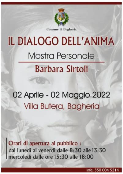 BARBARA SIRTOLI PROTAGONISTA IN MOSTRA PERSONALE CON IL PATROCINIO DEL