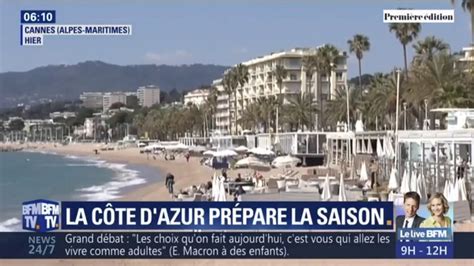 Sur la Côte d Azur on se prépare activement à l arrivée des touristes