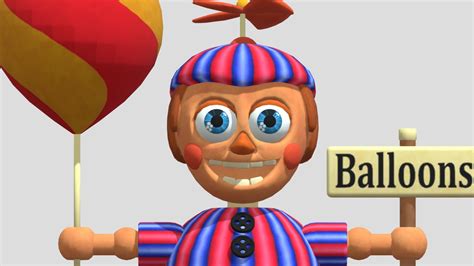 Balloon Boy Fnaf Ar 3d Model By Springamer31 6261bb9 Sketchfab