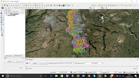 Time Manager PLUG IN Qgis Visualizza I Dati In Funzione Del Tempo