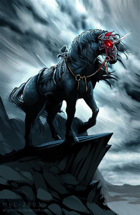 Black Unicorn by el-grimlock on DeviantArt