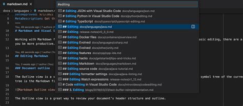 Editing Markdown With Visual Studio Code