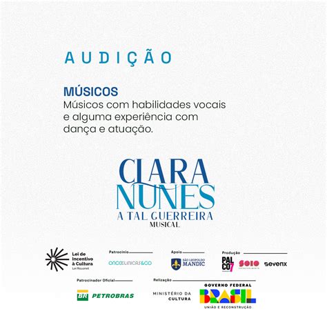 Vanessa da Mata musical sobre Clara Nunes abre audições