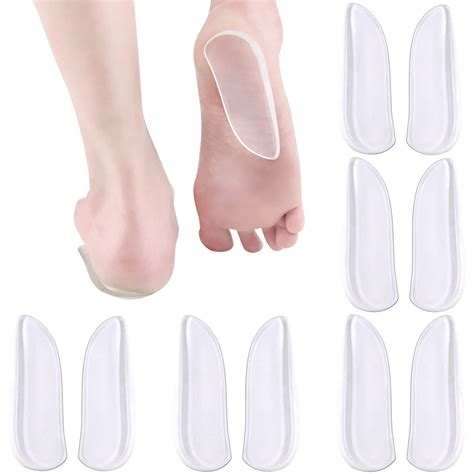 Buy 5 Pairs Medial Lateral Heel Wedge Silicone Insoles Corrective