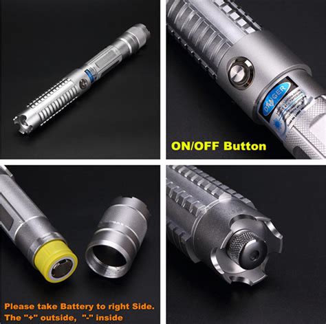 Htpow Military Laser Pointer‎ Blue Ultra Power 30000mw Grade Class Iv