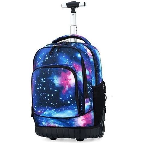 Haopyou Cartable Scolaire Roulettes Sac Dos Multifonction Nylon