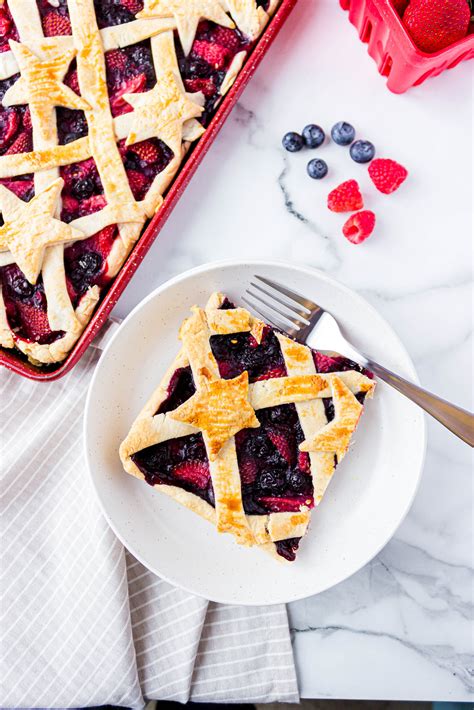 Irresistible Triple Berry Slab Pie Recipe For Summer