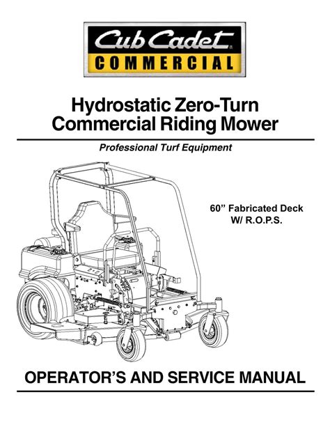 Cub Cadet Zero Turn Wiring Schematic