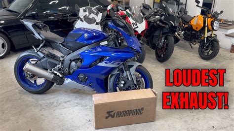 Buying The Loudest Exhaust For My Yamaha R Youtube