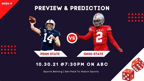 Penn State Nittany Lions Vs Ohio State Buckeyes Preview And Prediction