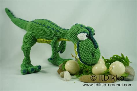 Amigurumi H Kel Muster T Mo Der T Rex Deutsche Anleitung Etsy Nederland