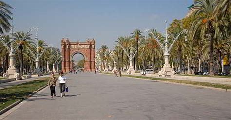 Arc de Triomf, former entrance of the World Exposition in Barcelona