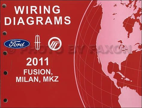 2011 Ford Fusion Mercury Milan Lincoln Mkz Wiring Diagram Manual Original Gasoline Models Ford