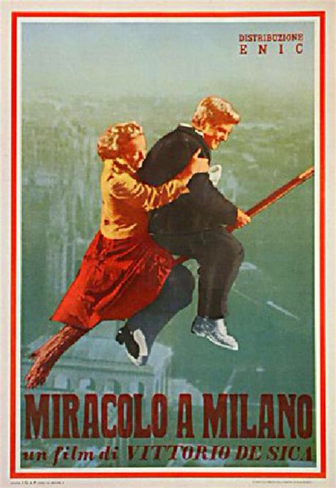 Miracle in Milan Original 1950 Italian Foglio Movie Poster ...