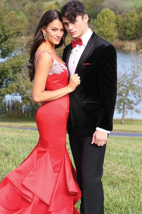 Black Velvet Prom Tuxedo Rental