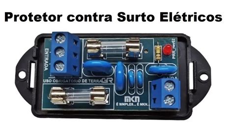 Protetor de surtos elétricos para motor de Portão Automático YouTube