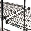 Nexel® Black Epoxy, 3 Tier, Wire Shelving Add-On Unit, 24"W x 18"D x 34"H