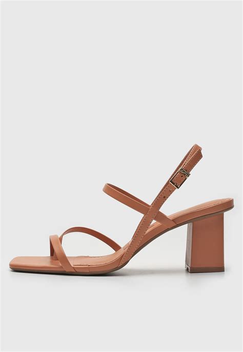 Sandália Santa Lolla Tiras Nude Compre Agora Dafiti Brasil