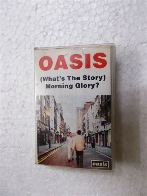 Oasis Whats The Story Morning Glory Rare Orig Cassette Tape India