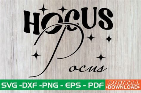 Hocus Pocus Retro Svg Graphic By Monidesignhat Creative Fabrica