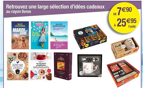 Promo Sélection D idées Cadeaux Au Rayon Livres chez Cora iCatalogue fr