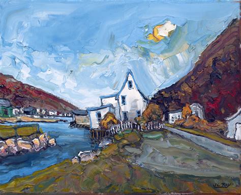 A Day In Autumn Petty Harbor By Jean Claude Roy Artcloud