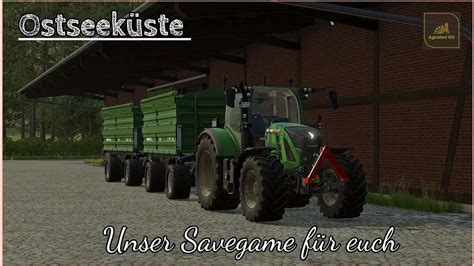 Savegame Ostseeküste TeamagrarhofMV v1 0 2 FS22 Mod Farming Simulator