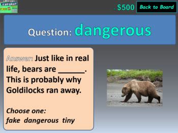 Context Clues Second Grade Ela Jeopardy Handouts Interactive Ppt