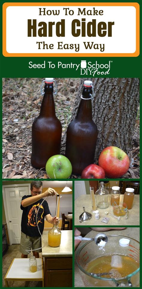 Step By Step Instructions On How To Make Hard Apple Cider At Home With