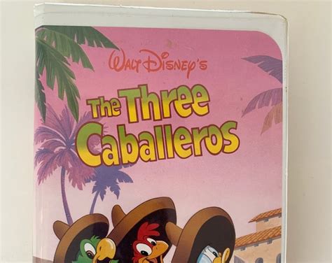 Walt Disneys The Three Caballeros VHS 1988 Originally From 1944