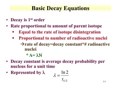 Ppt Chem Lecture Radioactive Decay Kinetics Powerpoint