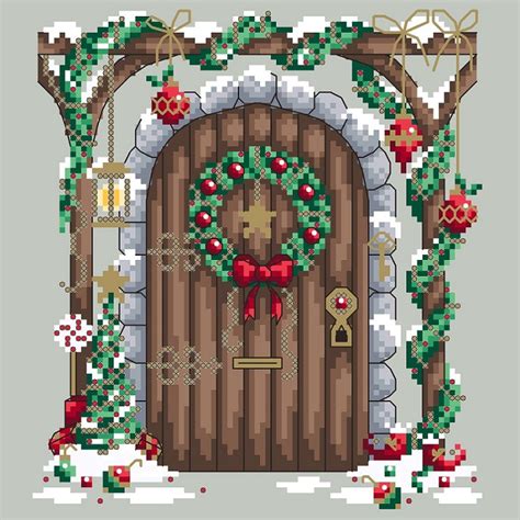 Christmas Fairy Door — Shannon Christine Designs Cross Stitch Patterns