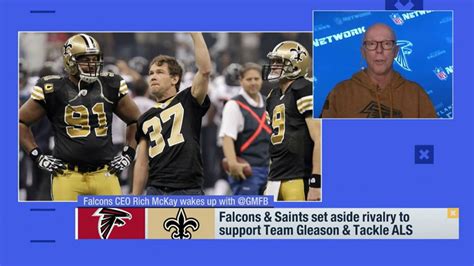 Saints, Falcons set aside their rivalry to support Team Gleason and ...