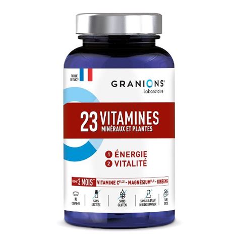 Granions Vitamines Min Raux Et Plantes Comprim S Energie