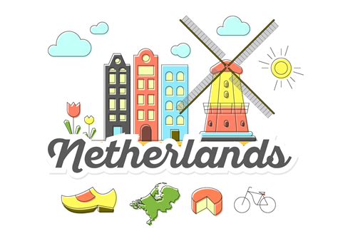 Netherlands Icons 121048 Vector Art at Vecteezy