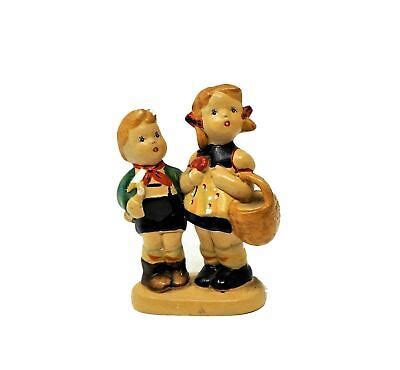 Original Hummel Reproduction Handpainted To Market Figurine Boy