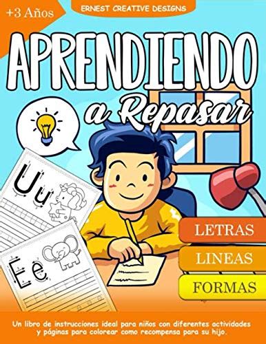 Buy Aprendiendo A Repasar Libro De Actividades Para Niños En Edad Escolares Y Preescolar