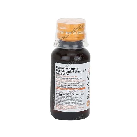 Buy Benadryl Dr 15 MG Syrup 50 Online At Flat 18 OFF PharmEasy