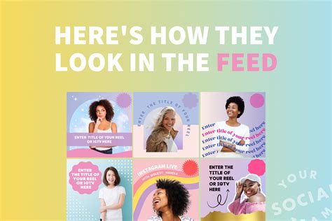 Cute And Fun Instagram Reels And Igtv Cover Canva Templates — Your Social