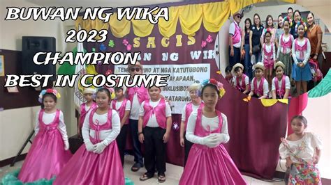 Buwan Ng Wika Championship Best In Costume Tenggoy Agoy Vlogs