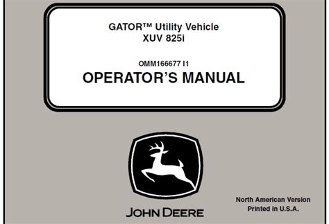 John Deere Gator User Manual