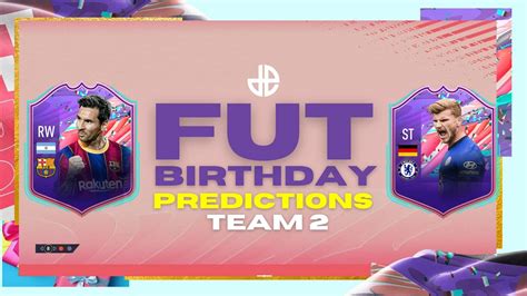 FIFA 21 FUT Birthday Team 2 Predictions Messi Coman Werner Tipped