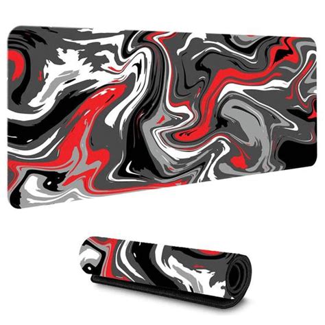 Mouse Pad Gamer Speed Extra Grande X Abstract Liquid Cantinho Da