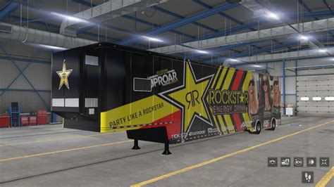 ATS Nascar Featherlite Rockstar Energy Drink Trailers Trailer Skins