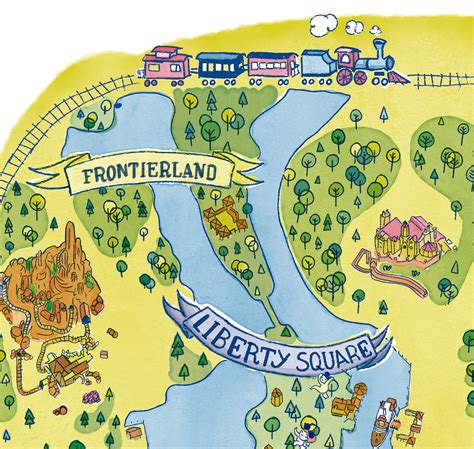 Mapa Fantasyland on Behance