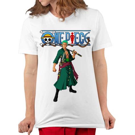 Camiseta Unissex Zoro Espadachim Anime One Piece Elo7