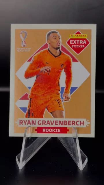 PANINI STICKER FUSSBALL WM 2022 Extra Sticker Ryan Gravenberch Rookie